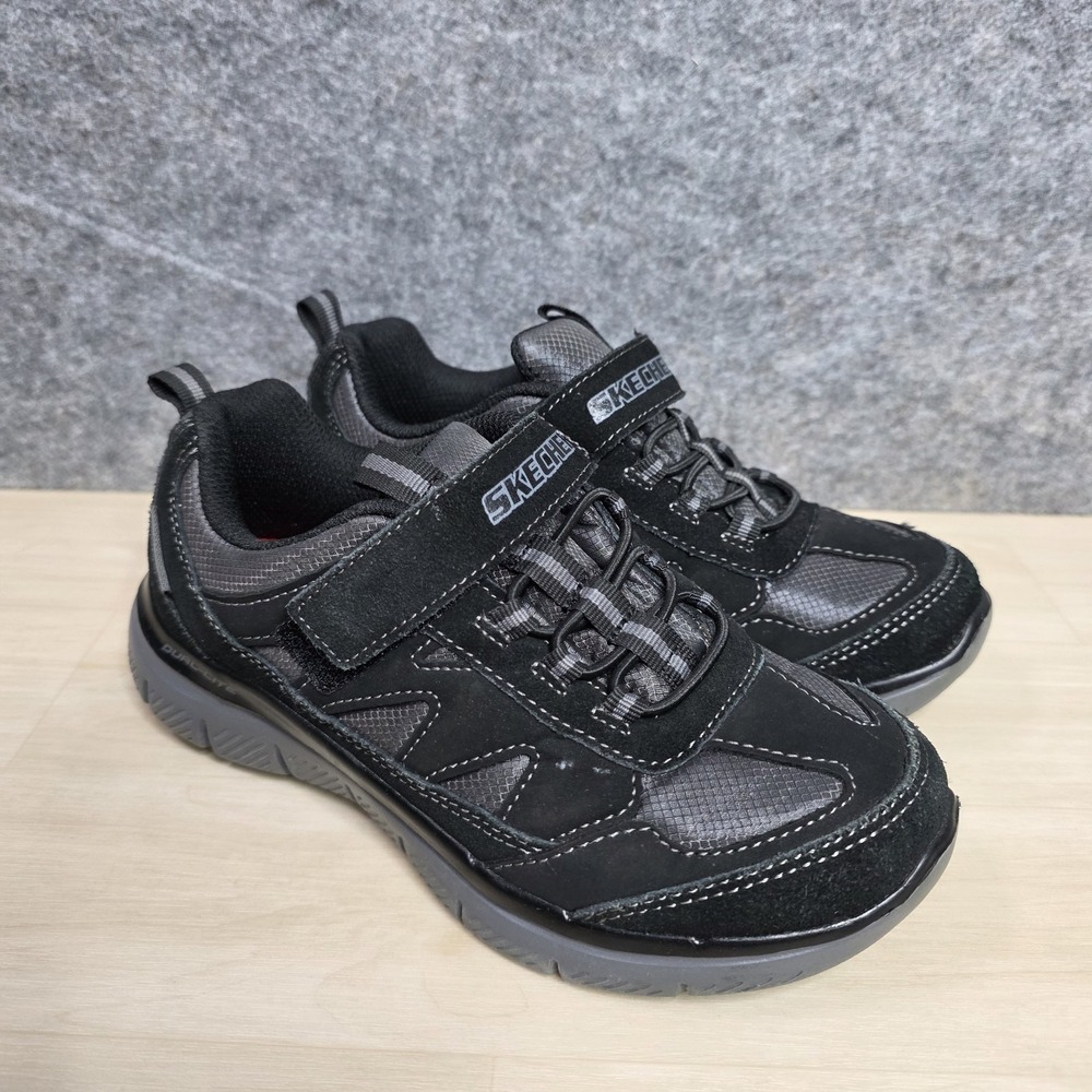 Skechers Flex‎ Advantage 2.0 Skech-Tex Air Cooled Memory Foam Boys Size 1.5 - Picture 2 of 7